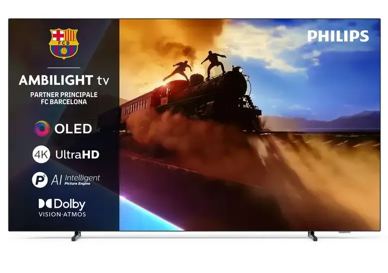 Philips Ambilight TV 65OLED770 4K UHD OLED 164cm 65" pollici Smart TV Dolby Vision and Dolby Atmos Titan OS Prezzo Conveniente