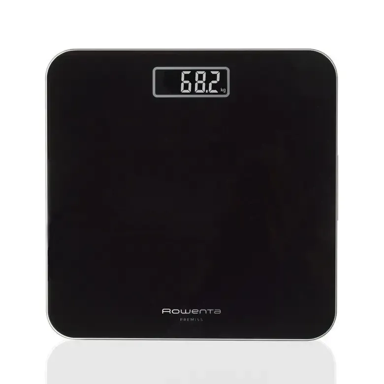 Nuovo Arrivo Rowenta Premiss 2.0, Bilancia da Bagno, Display LCD Facile da Leggere, Nero, BS1800