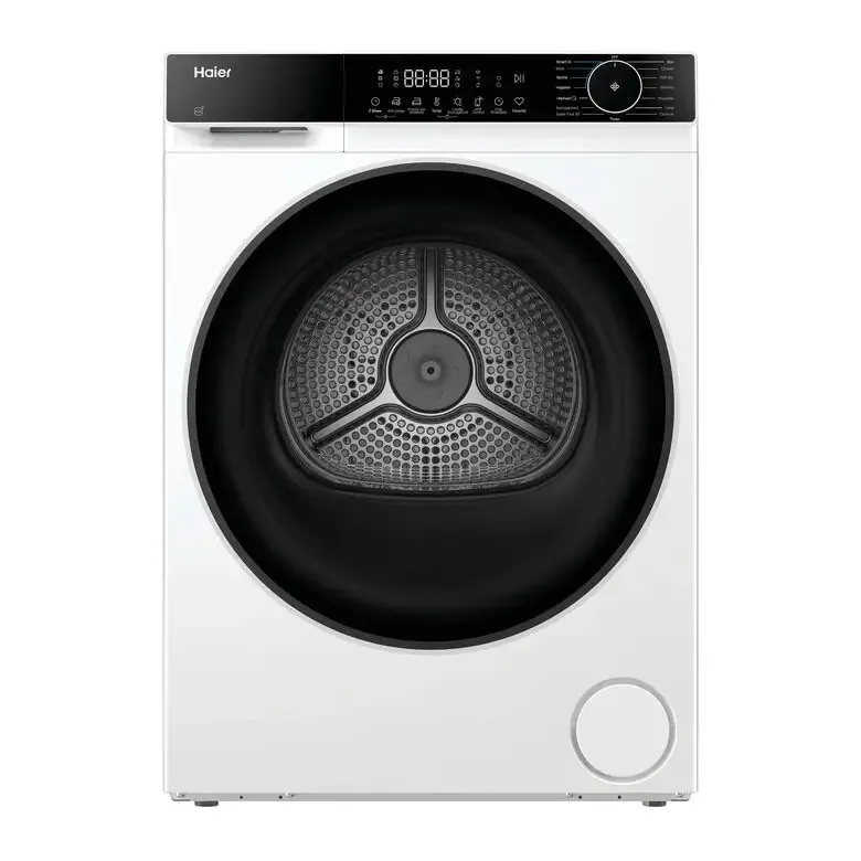 Subito Disponibile Haier HD120-E357U1-IT Asciugatrice Libera Installazione 12 Kg, Pompa Di Calore, Wi-Fi Smart, Classe E, Bianco