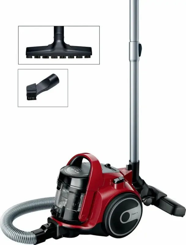 Compra Online Bosch Serie 2 BGC05AAA2 Aspirapolvere senza sacco Rosso