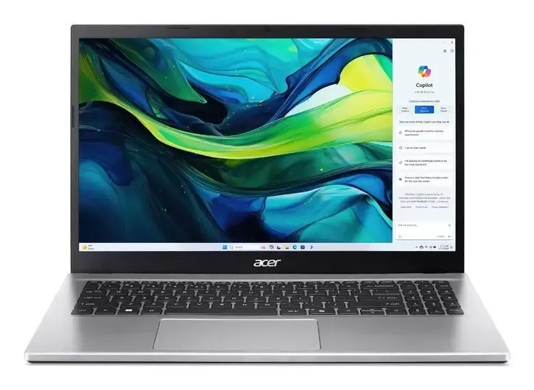 Acer Aspire Go 15 AG15-42P-R3GD AMD Ryzen™ 7 5825U Computer portatile 39,6 cm (15.6") Full HD 16 GB DDR4-SDRAM 512 GB SSD Wi-Fi 6 (802.11ax) Windows 11 Home Argento Quantità Limitata