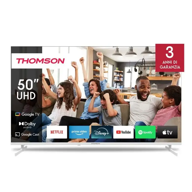 Thomson 50UG4S14W TV 127 cm (50") 4K Ultra HD Smart TV Wi-Fi Bianco Compra Online
