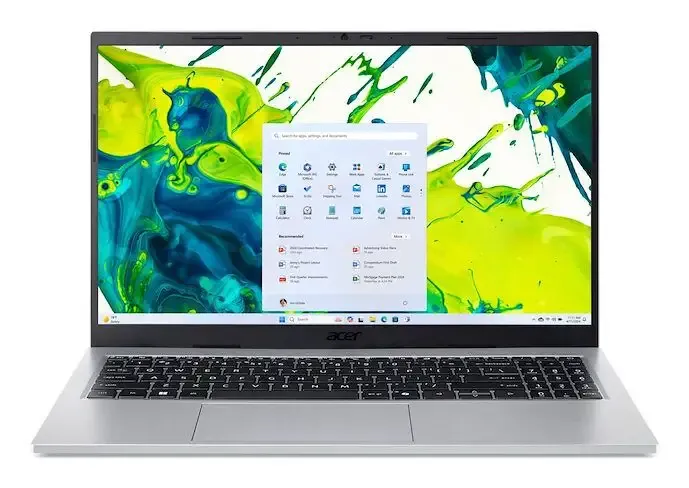 Bestseller Acer Aspire Go 15 Intel Core 5 120U Computer portatile 39,6 cm (15.6") Full HD 16 GB DDR4-SDRAM 512 GB SSD Wi-Fi 6 (802.11ax) Windows 11 Home Italiano Argento