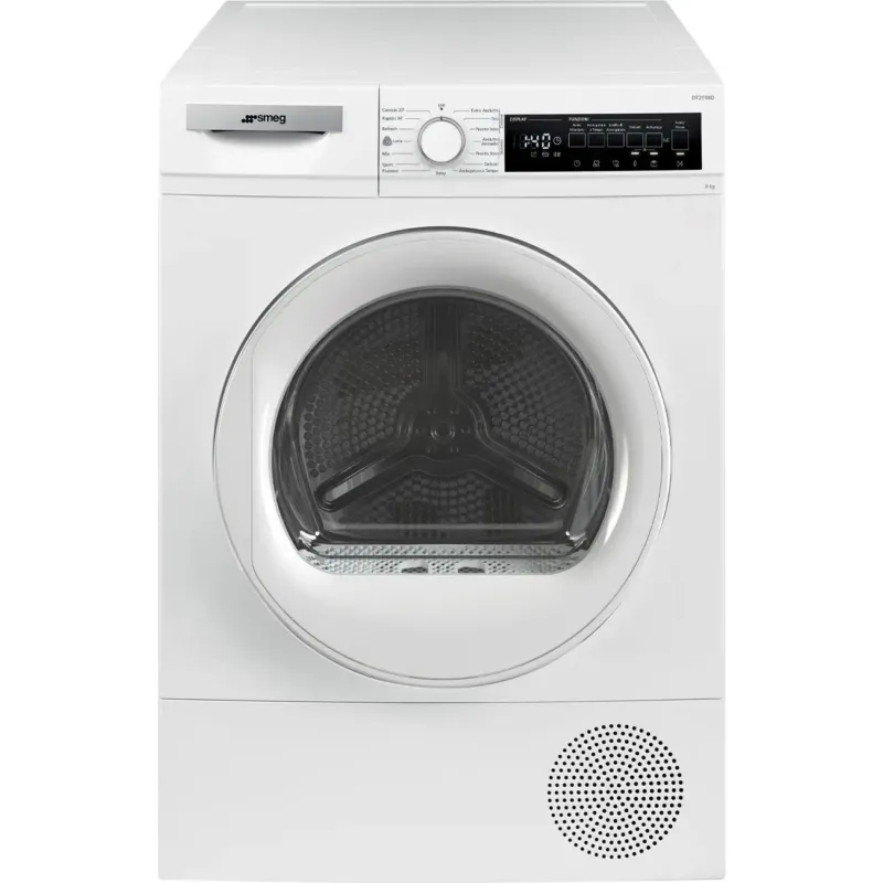 Smeg DT2T08D Asciugatrice A Libera Installazione 8 Kg, Classe D, Bianca Subito Disponibile