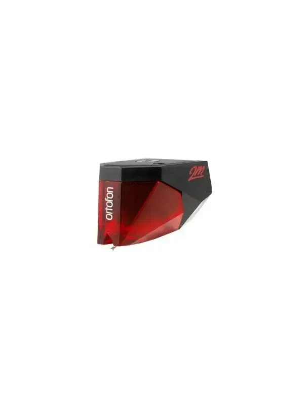 Ortofon 2M Red - testina a magnete mobile con stilo ellittico - suono aperto e dinamico rosso/nero Promozione Esclusiva