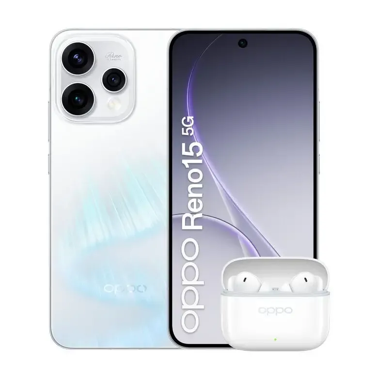 OPPO Reno15 5G Smartphone Aurora White Box Acquista Ora