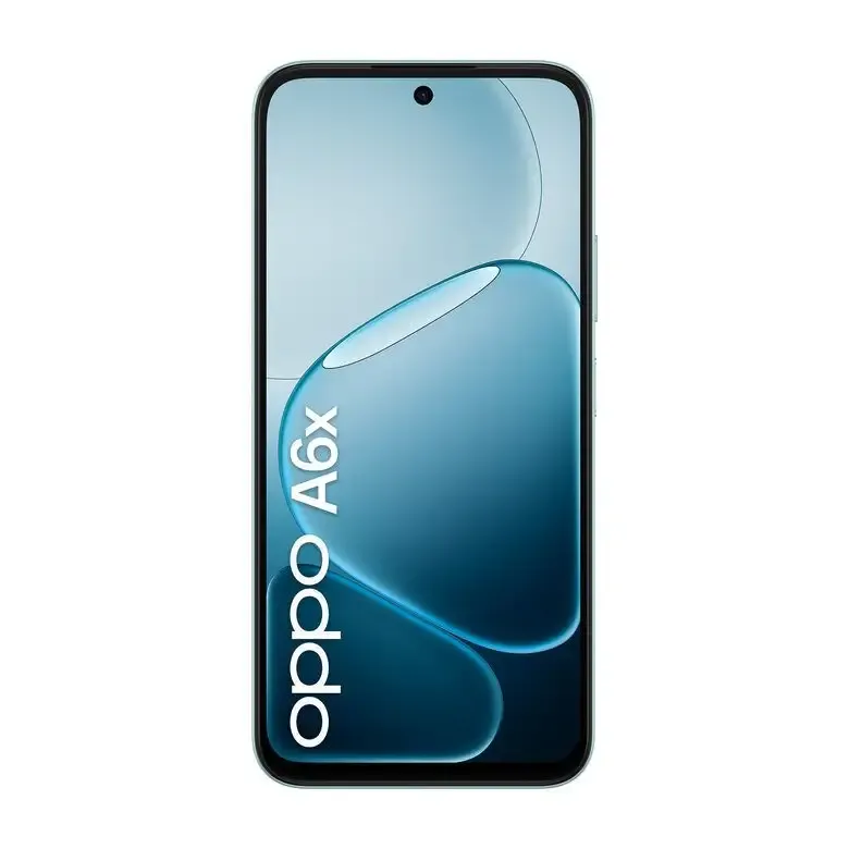 OPPO A6x AI Smartphone, doppia fotocamera 13MP+QVGA, Selfie 5MP, Display 6.75” 120HZ IPS HD+, 6100mAh, RAM 4GB(Esp1GB/2GB/4GB)+ROM 128GB [Versione Italia], Ice Blue Economico