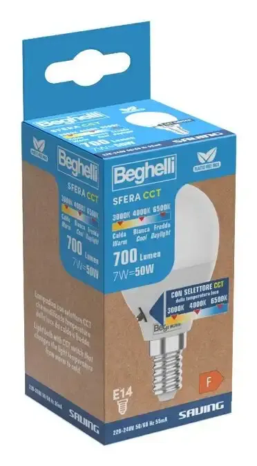 Super Prezzo Beghelli 58134 lampada LED 4000 K 7 W E14 F