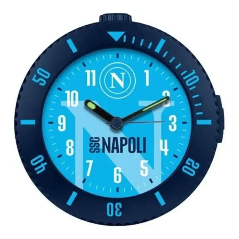 Popolare Lowell JA7114NA1 Sveglia Analogica Da Tavolo SSC Napoli
