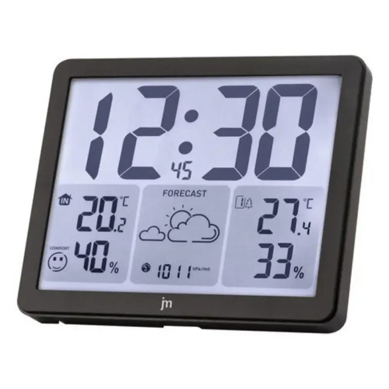Lowell Jd9539 Stazione Meteo Digitale Nera Direttamente Dal Produttore