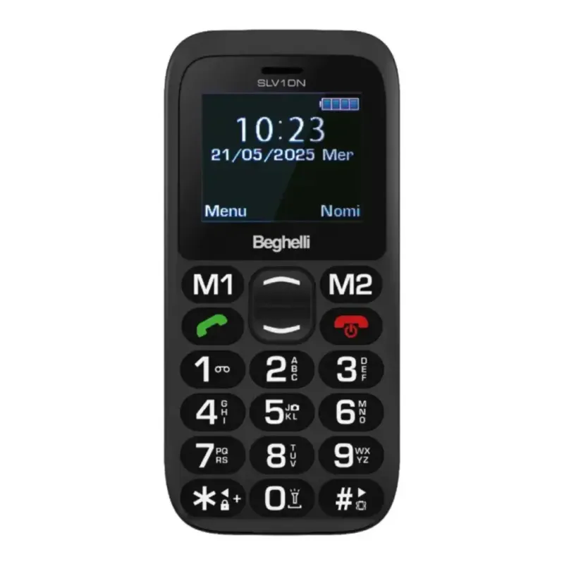 Offerta Beghelli SLV10 4,5 cm (1.77") 81 g Nero Telefono per anziani