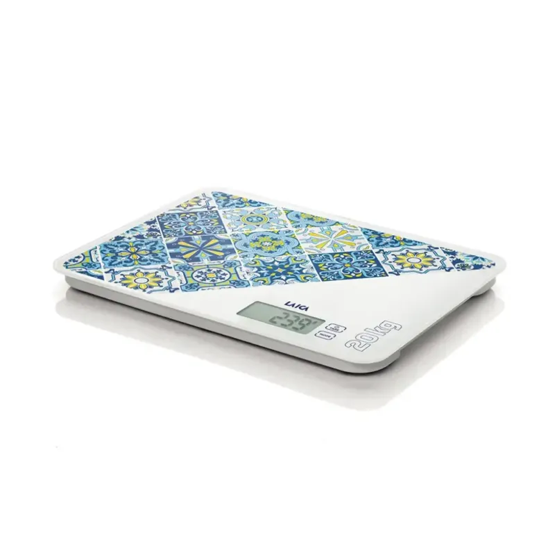 Laica KS5021B Bilancia Elettronica Da Cucina Maiolica Blu Ultime Pezzi