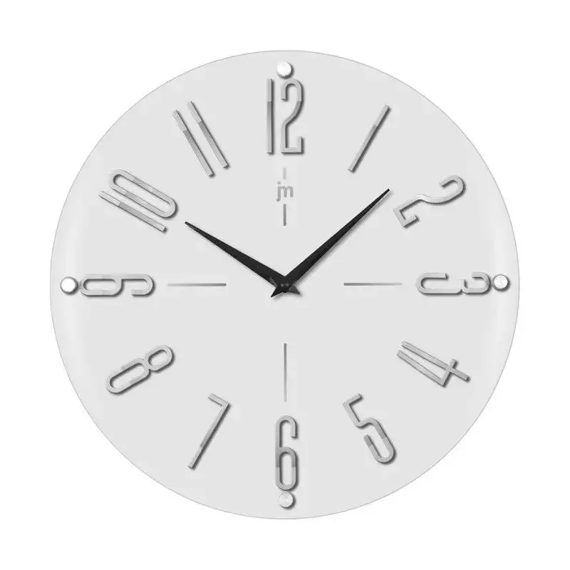 Lowell 00974B Orologio Da Parete Bianco Spedizione Espresso