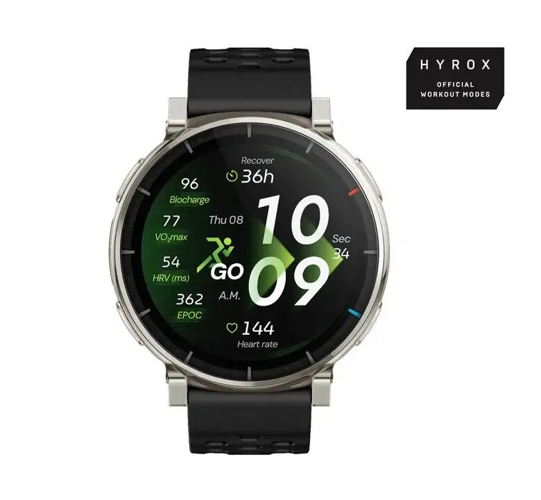 Novità Amazfit Active 3 3,35 cm (1.32") AMOLED Digitale 466 x 466 Pixel Touch screen Oro GPS (satellitare)