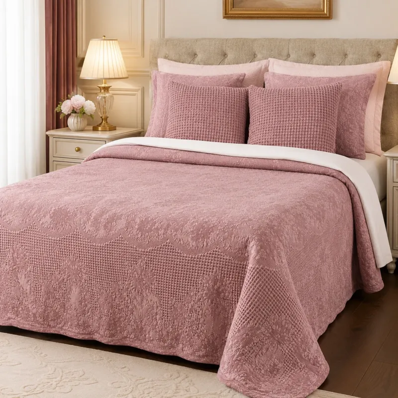 Copriletto Estivo Vienna Botticelli – Copriletto Matrimoniale 100% Cotone Jacquard Offerta Lampo