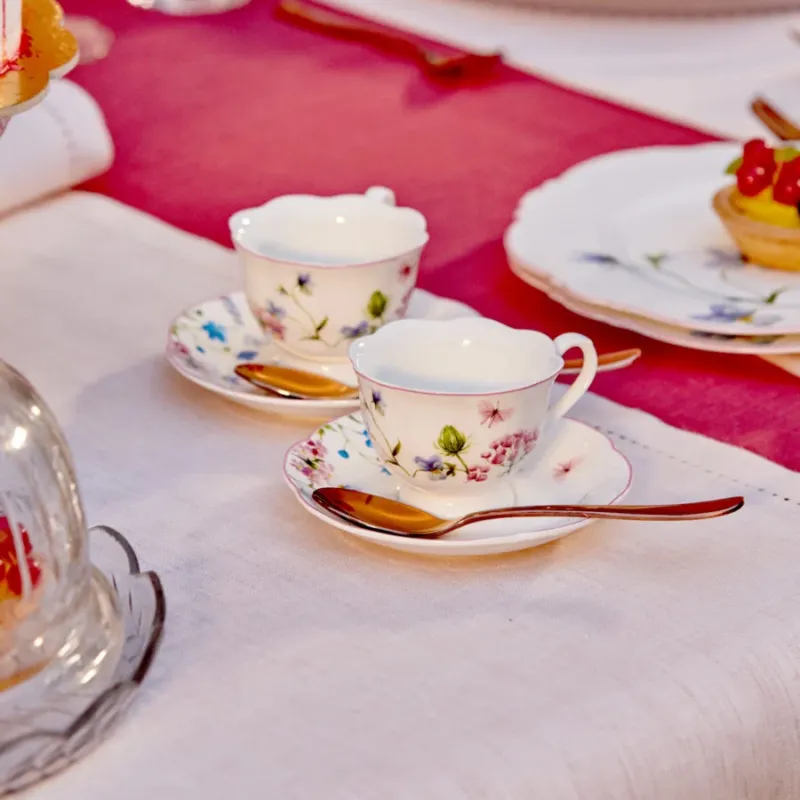 Reso Gratuito Set 2 tazzine THE‘ FLOWER by Preziosa Luxury Home