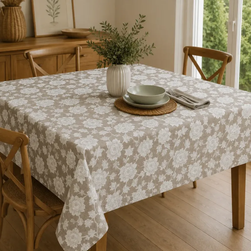 Tovagli x6 con Tovaglioli Abbinati in Puro Cotone PROCIDA 22 - Botticelli Home Super Prezzo