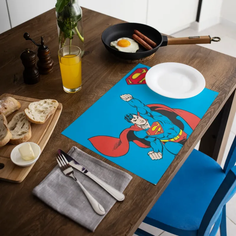 Tovaglietta Superman Excélsa in PVC 43,5x29 cm – Tovaglietta Colazione e Pranzo Super Prezzo
