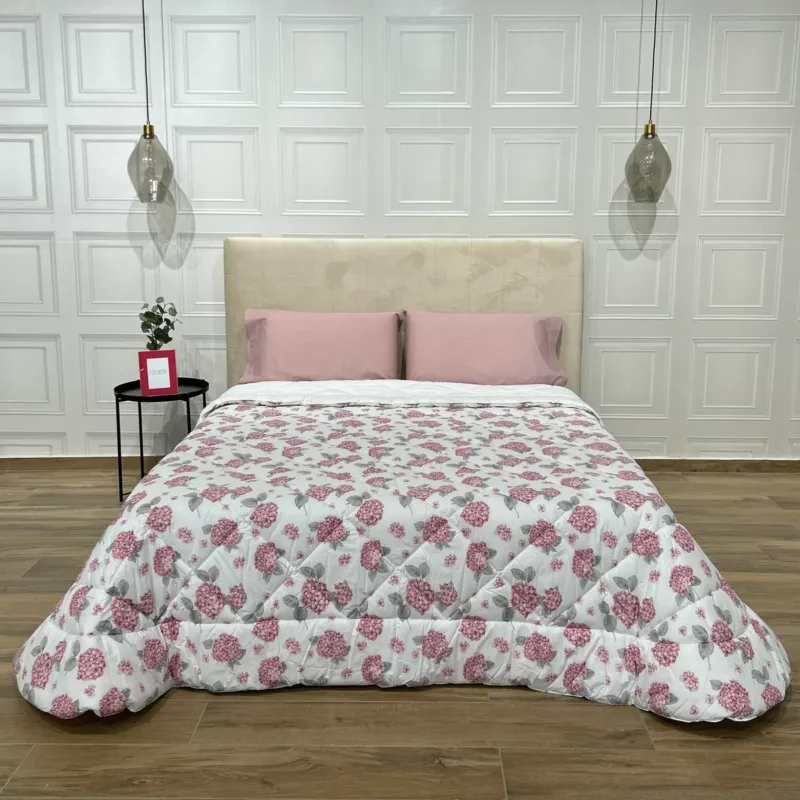 Sconto Trapunta ORTENSIA rosa by Opera Prima Firenze