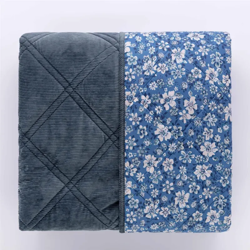 Coperta Plaid CONSIGLIA in velluto e cotone - Riviera Super Prezzo