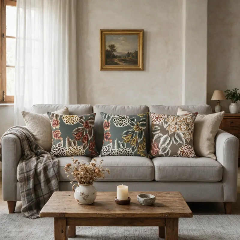 Saldi Cuscino Arredo ORTENSIA 48x48cm - Reevèr