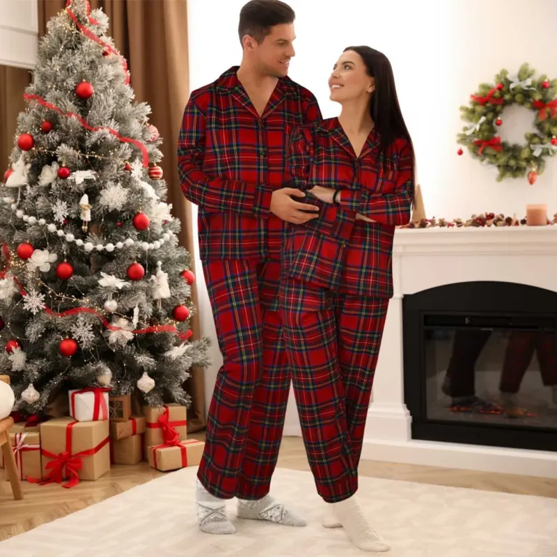 Prezzo Ridotto Pigiama Donna In Flanella TARTAN XXL By Maestri Cotonieri (Natale)