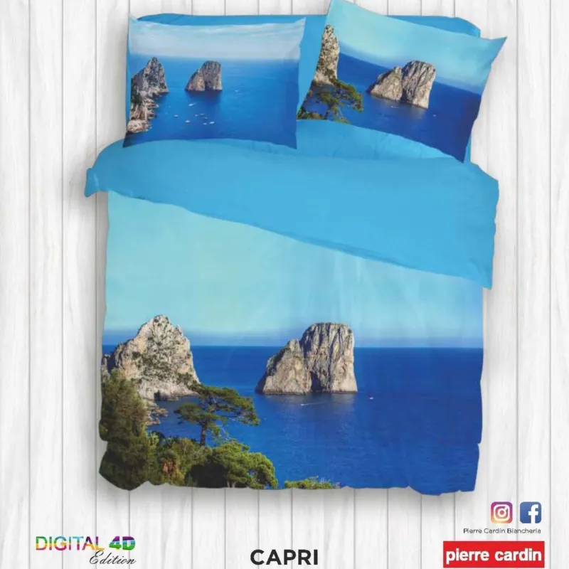 Completo Letto DIGITALE CAPRI By Pierre Cardin A Buon Prezzo