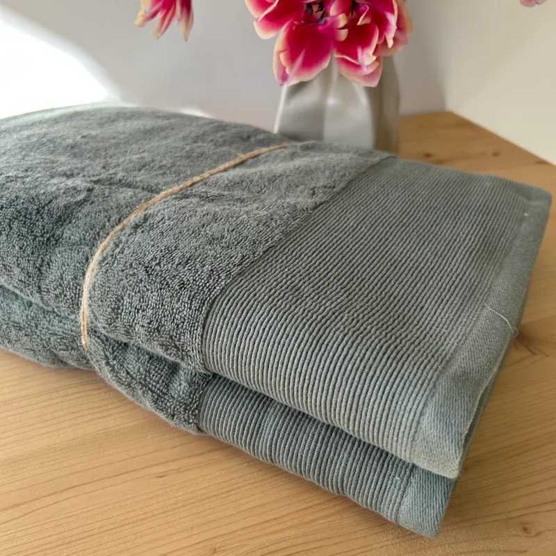 Telo Doccia Glamour Riviera 100% Cotone 450 gr/m² Oeko-Tex 100x150 cm Offerta Del Giorno