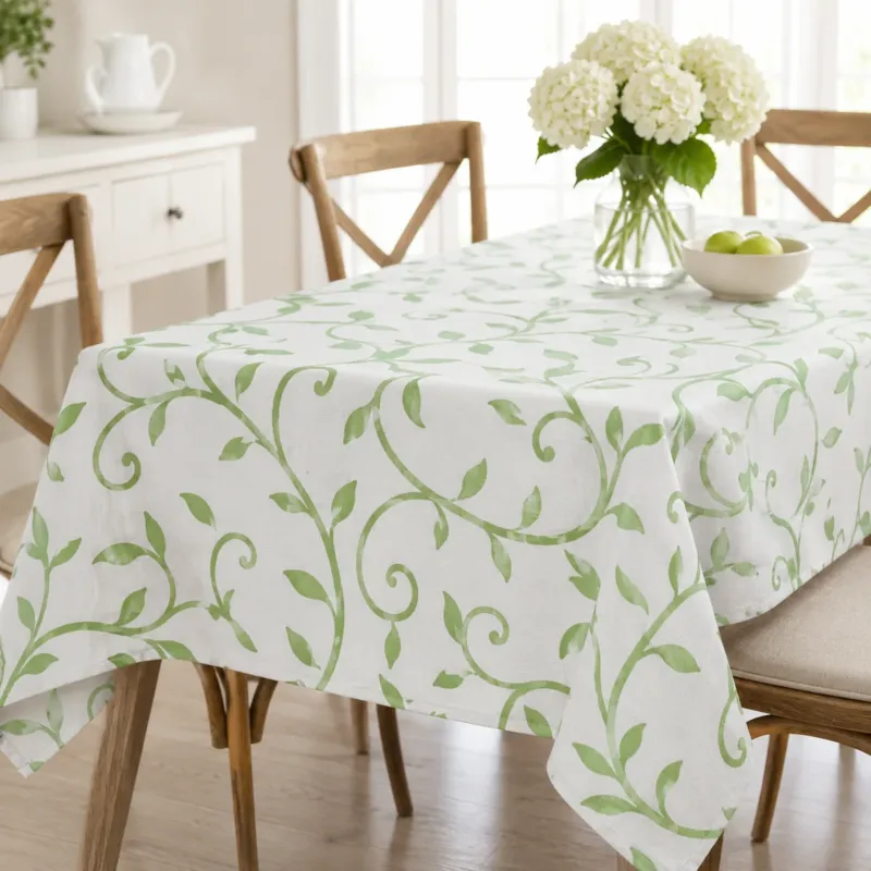Must-Have Tovaglia Antimacchia x12 con Tovaglioli Abbinati MAREA - Botticelli Home