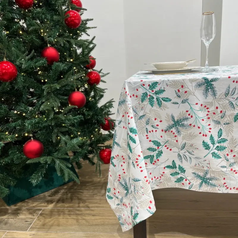 Promo Stagionale Tovaglia x6 NOEL Verde By Di Maestro (Natale)