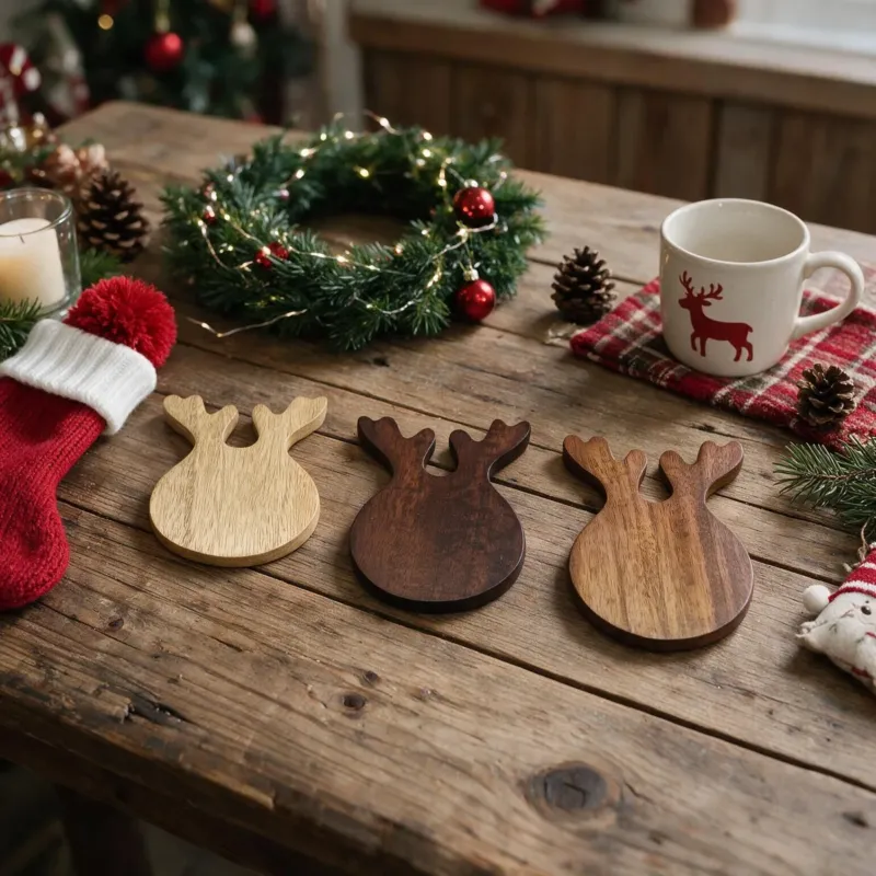 Sottobicchiere Natalizio in Legno ELCH - Hoff Interieur Nuovo Arrivo