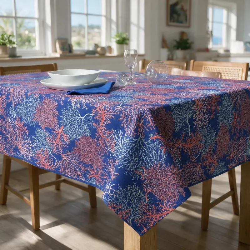 Offerta Limitata Tovaglia x6/x12 con Stampa All Over CORALLI - Dreams