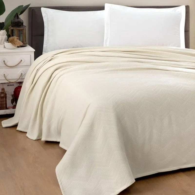 Offerta Copriletto ZIGZAG Matrimoniale by Maestri Cotonieri
