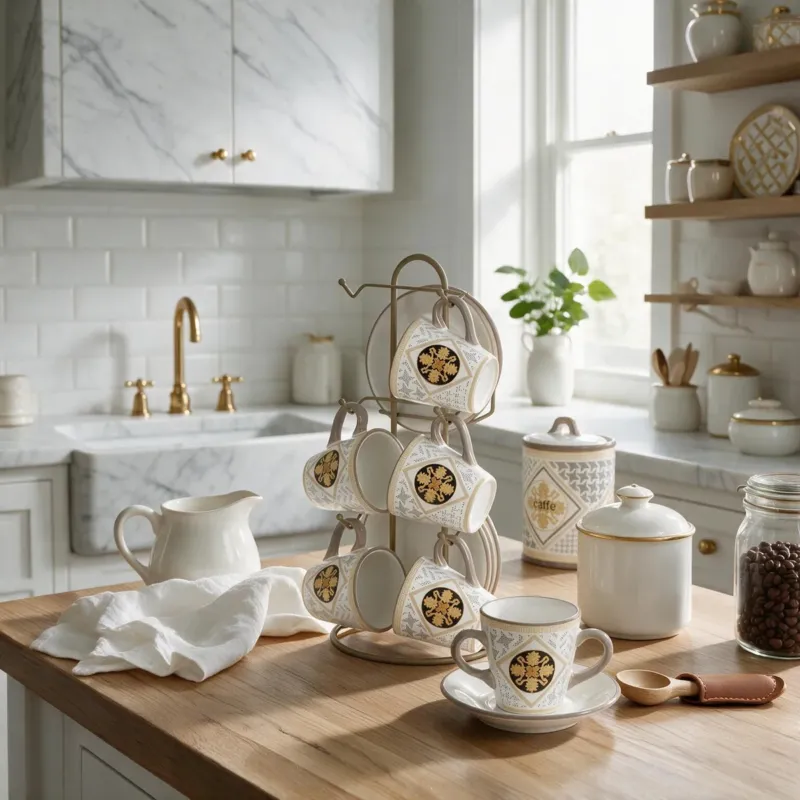 Set 6 Tazzine con Piattino DOMUS - Montemaggi Must-Have