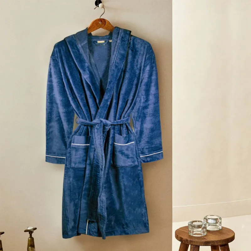 Accappatoio QUEEN 100% Spugna Velour di Cotone - Maestri Cotonieri Esclusivo