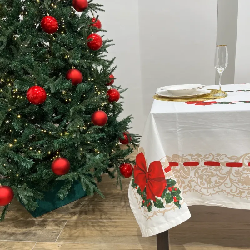 Tovaglia x6 ARDISIA By Hanna Home (Natale) Prezzo Di Fabbrica
