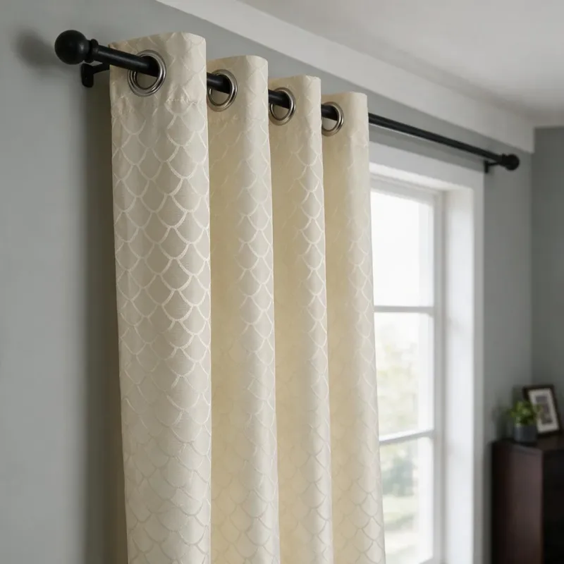 Compra Online Pannello Tenda LAGUNA Conchiglia Tono su Tono 140x290 - Preziosa Home