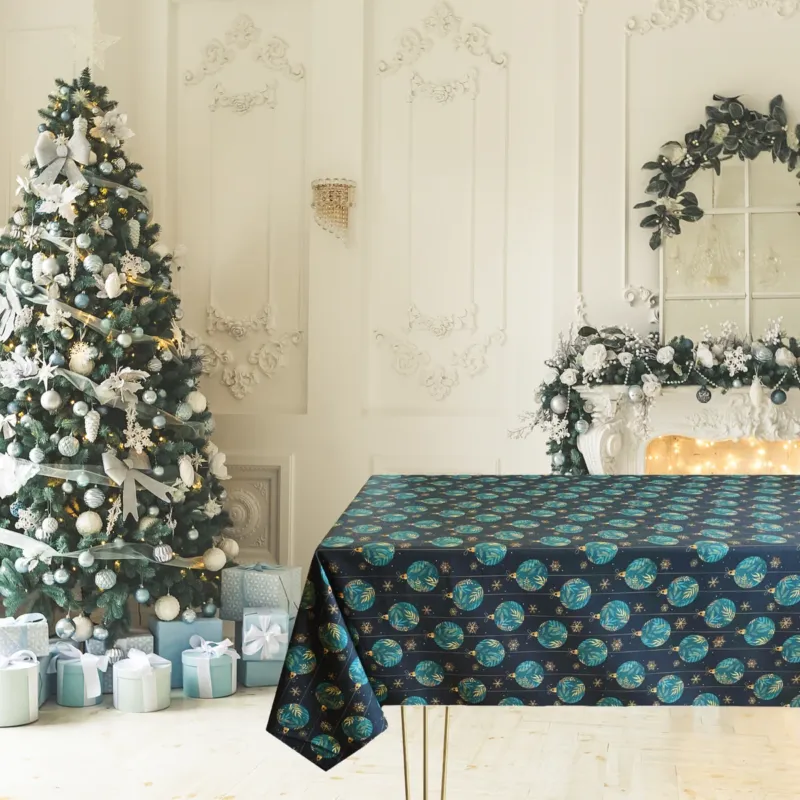 Tovaglia Natale PALLE VERDI Varie Misure - Magilù Soddisfatti O Rimborsati