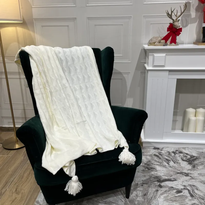 Coperta in Maglia ONDE by Preziosa Luxury Home (Natale) Offerta Del Giorno