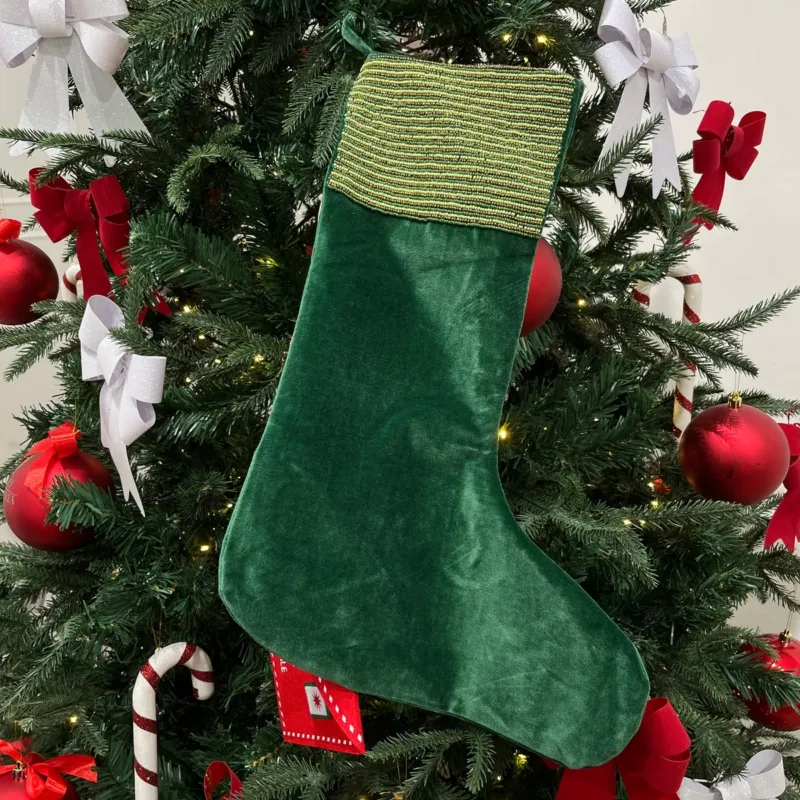 Più Venduto Calza Befana VELLUTO VERDE By Hanna Home (Natale)