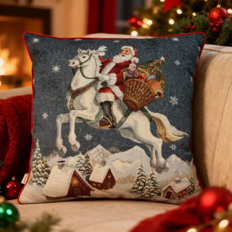 Saldi Cuscino Arredo CAVALLO NATALE dis. 1 - Karì