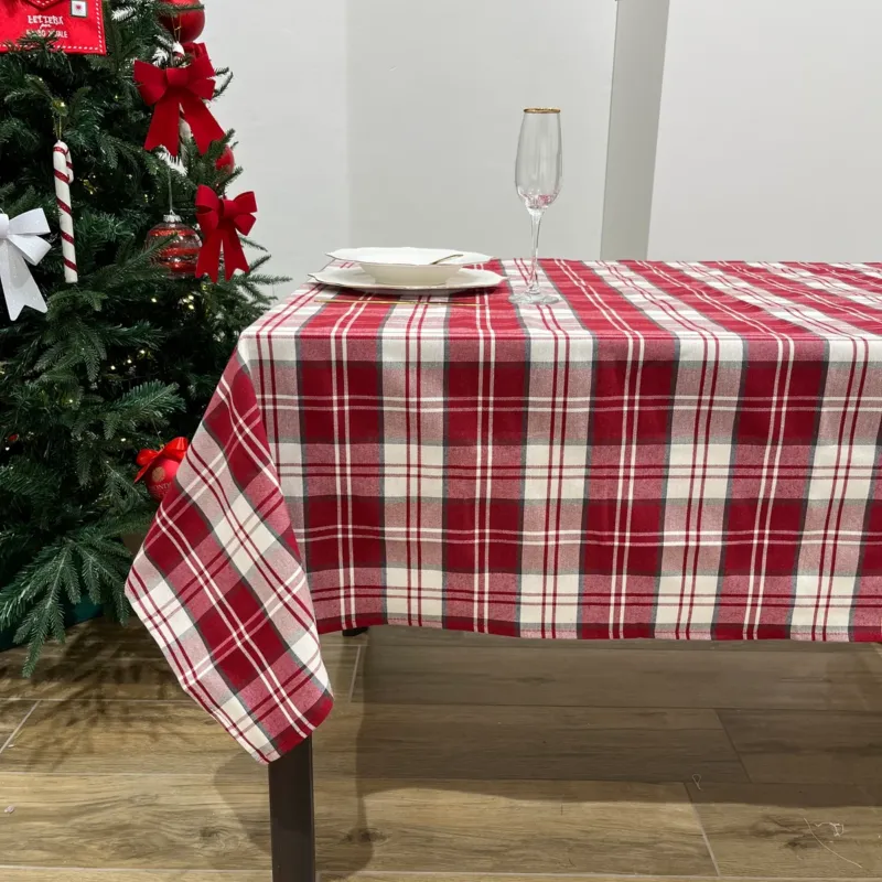 Soddisfatti O Rimborsati Tovaglia x18 (140X360 CM) TUTTI INSIEME by Maestri Cotonieri (Natale)