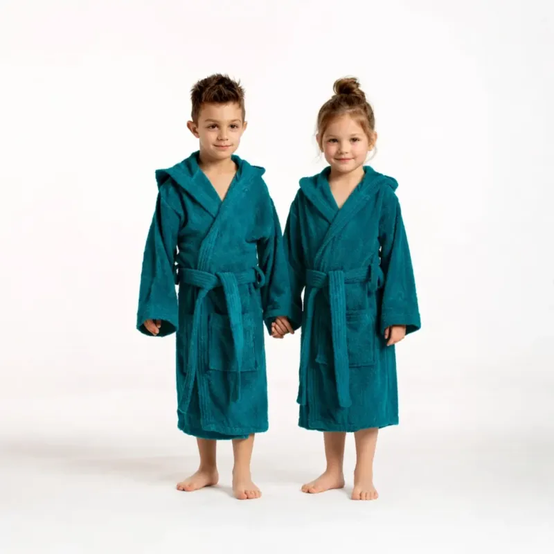 Accappatoio YOU AND ME Junior in spugna da 6 a 14 anni - Linea Oro Super Prezzo