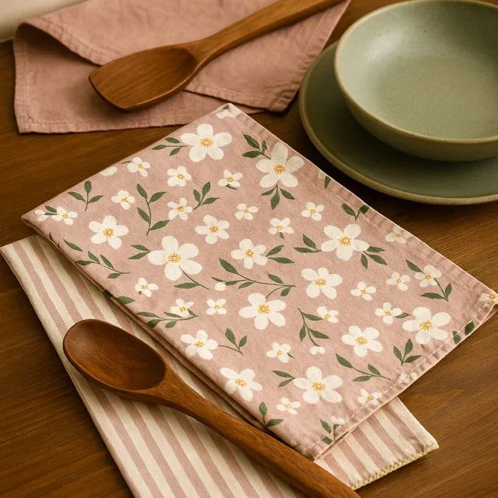 Set 3 Strofinacci Pandora Maestri Cotonieri Home in Cotone Coordinato Affare