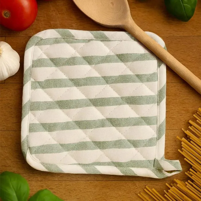 Solo Oggi Set 2 Presine da Cucina Portofino Maestri Cotonieri Home in Cotone Rigato