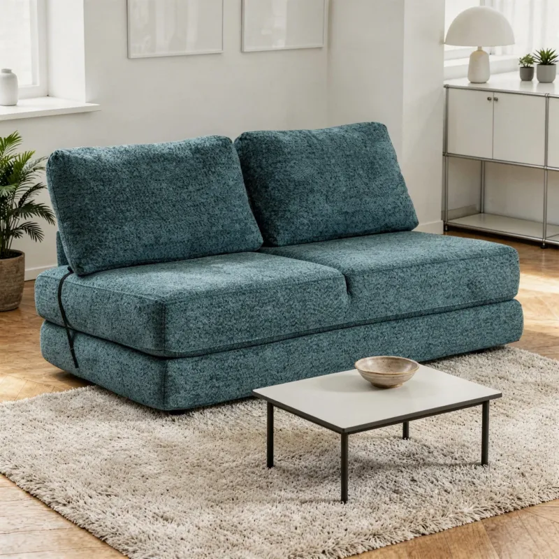 Nuova Collezione DIVANO/LETTO FASTER PETROLIO - FERRETTI