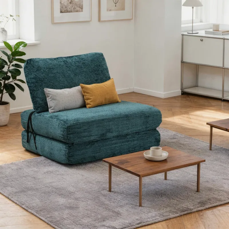 Prezzo Ridotto POLTRONA/LETTO FASTER PETROLIO - FERRETTI