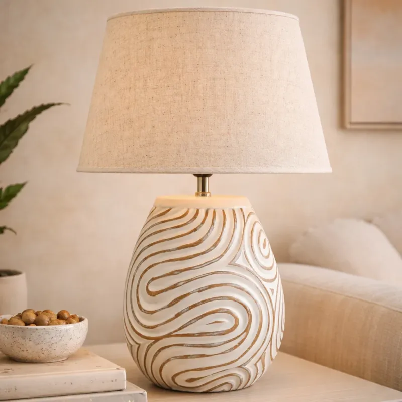 Soddisfatti O Rimborsati LAMPADA DA TAVOLO RESINA OBLIX - FERRETTI