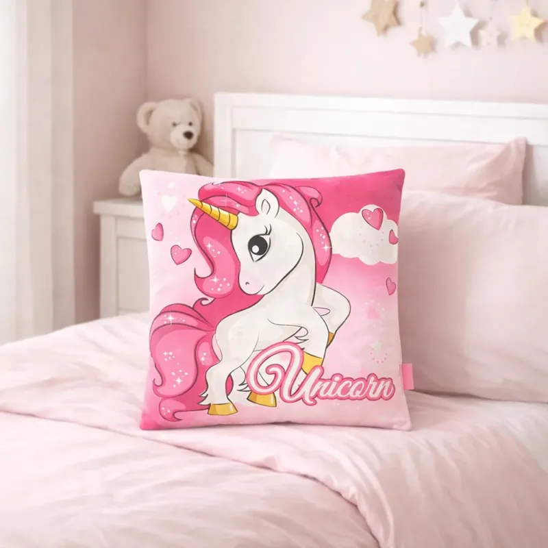 Cuscino Arredo Unicorn con imbottitura 40x40 cm Occasione