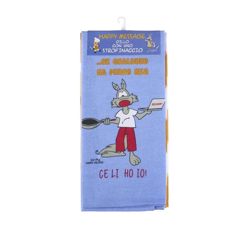 Più Venduto Coppia strofinacci 2kg - Happy People